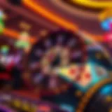 Visual representation of free spins in action