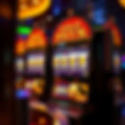 Gold pays slot machine showcasing vibrant graphics