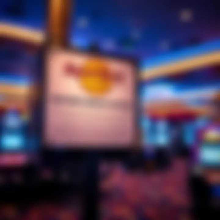 Signage promoting responsible gambling practices at the casino Responsible gambling practices signage at Hard Rock Casino