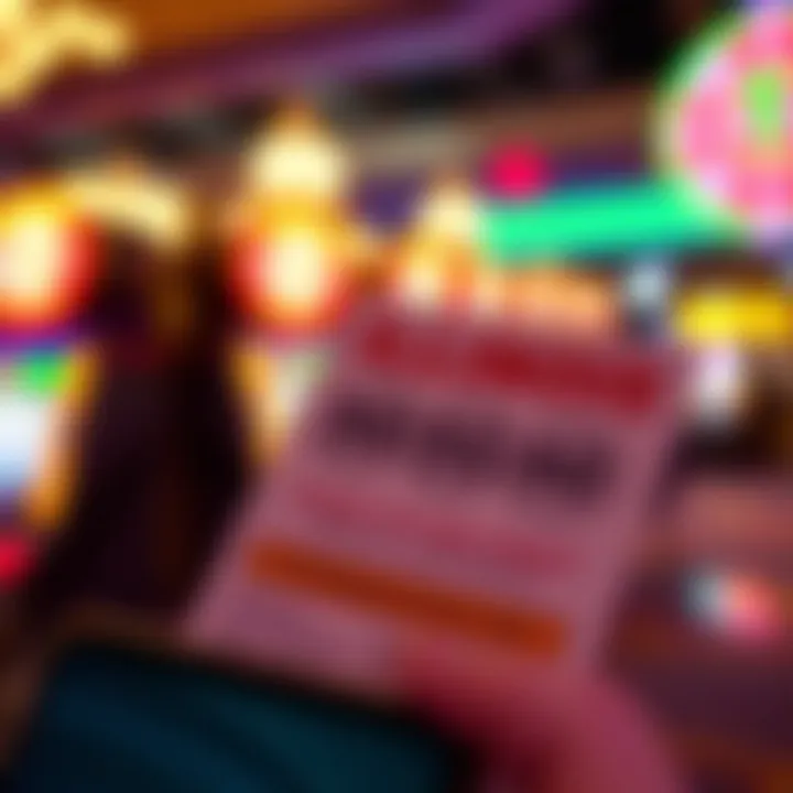 Visual representation of lottery tickets available in the app