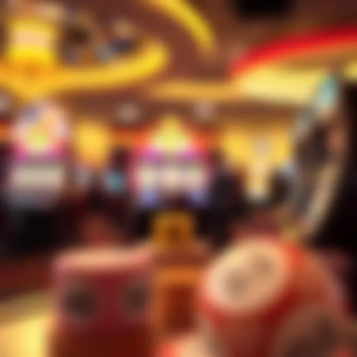 Infographic illustrating the integration of technology in modern gambling