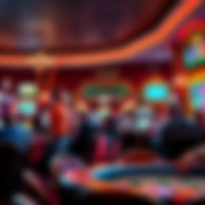 Community event at a live casino, showcasing local culture