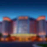 Exterior view of MGM Casino Northfield showcasing its architectural elegance