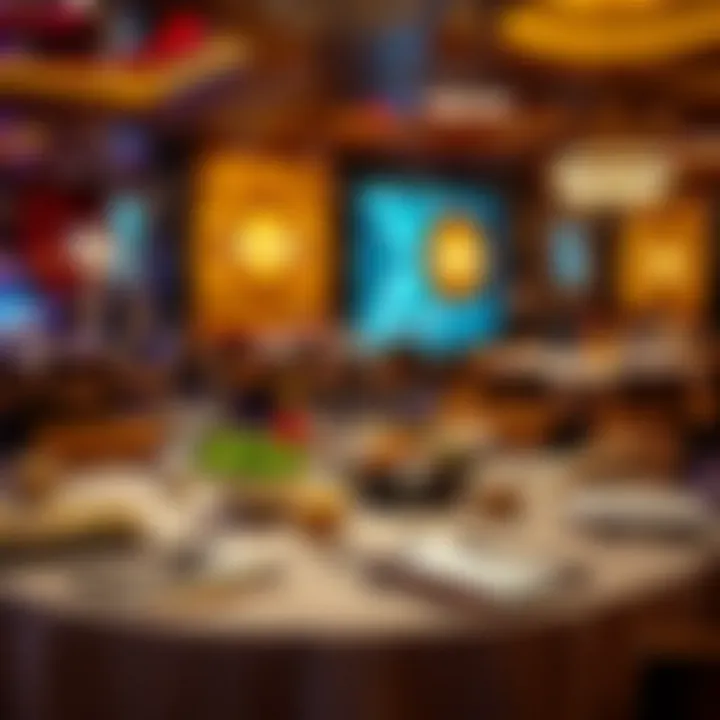 Dining Experience at MGM Grand Luxurious dining setup highlighting the culinary diversity at MGM