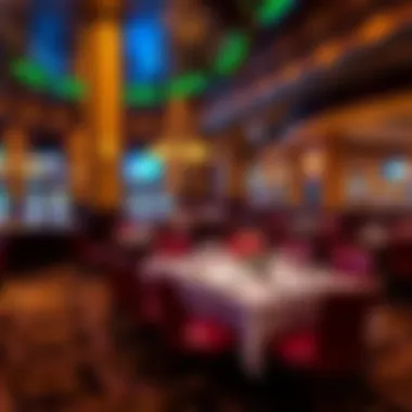 Elegant dining experience at one of the restaurants within MGM Yonkers Raceway