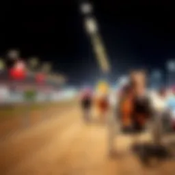 Harness racing event at MGM Yonkers Raceway showcasing the excitement of the sport