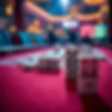 Close-up of dominoes on a gaming table