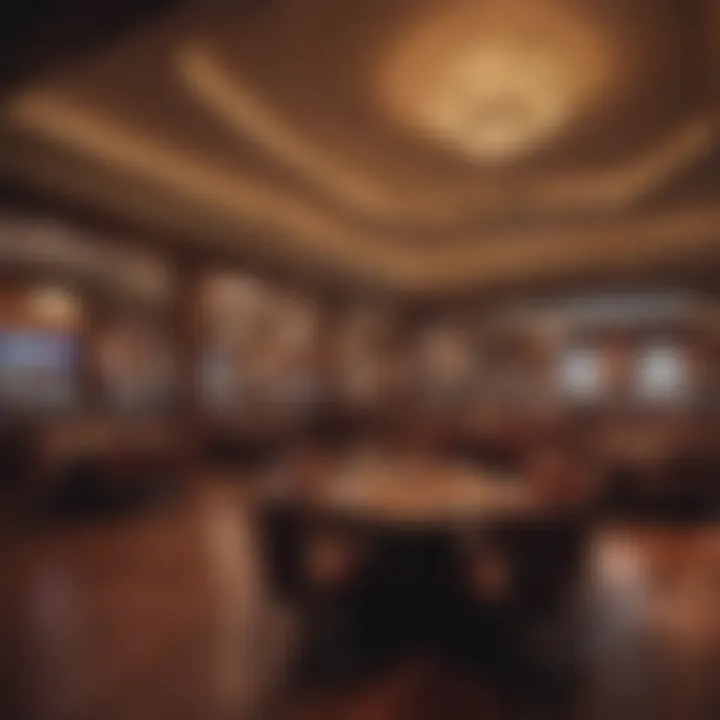 Dining area within the casino highlighting culinary offerings