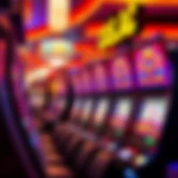 Vibrant slot machines at San Manuel Casino