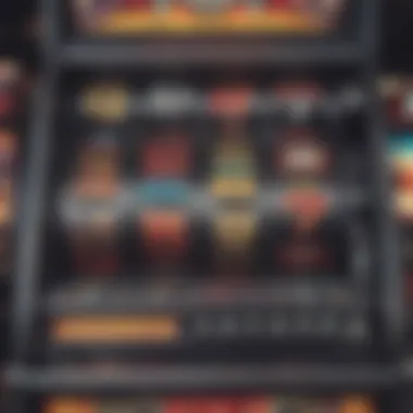 Free Play Credits on Slot Machines Close-up of a slot machine displaying free play credits