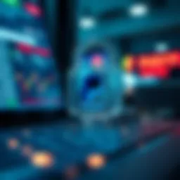 A secure digital transaction symbolizing online betting