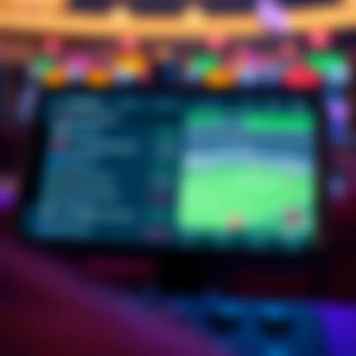 User interface of a popular sportsbook app in New Jersey.