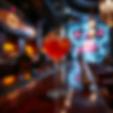 Artfully crafted cocktail served at the bar