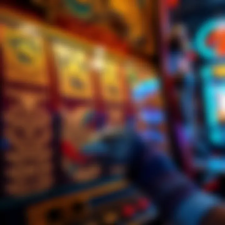 Aztec Inspired Slot Machine Design Intricate Aztec symbols and designs on a slot machine