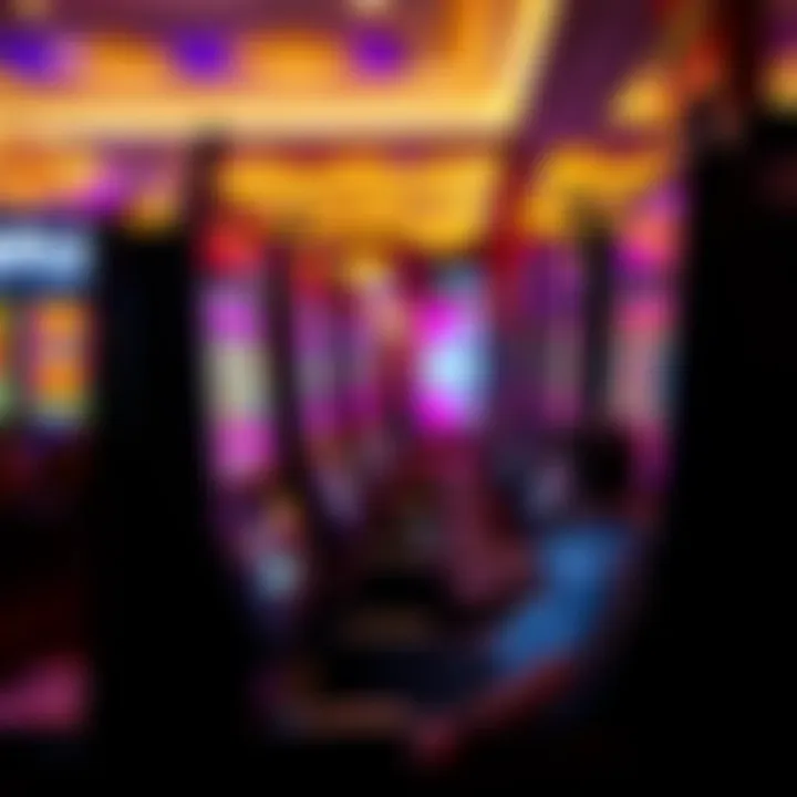 Enjoying Slot Machine Games A player enjoying a virtual slot machine game