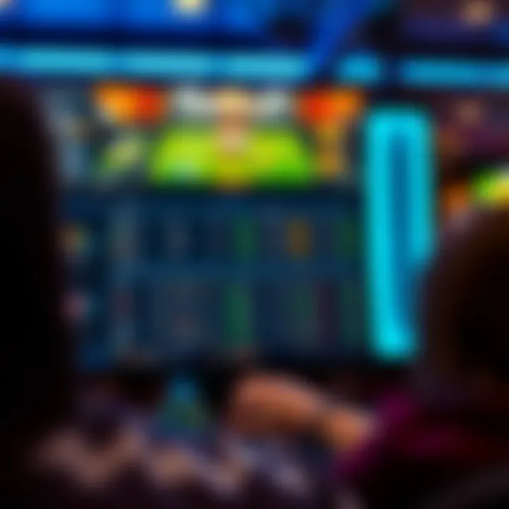 User Interface of Online Sportsbook User interface of a popular online sportsbook