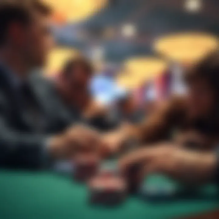 A visual representation of responsible gambling practices in online poker