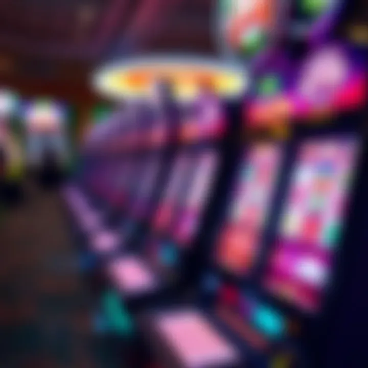 A modern digital slot machine showcasing vibrant graphics