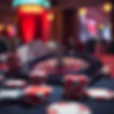 Integration of Poker Elements in Mobile Gaming A conceptual illustration of traditional poker elements integrated into mobile gaming