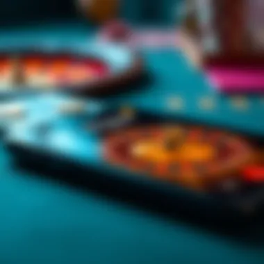 Smartphone Interface of iPhone Roulette Game Close-up of a smartphone with iPhone Roulette interface