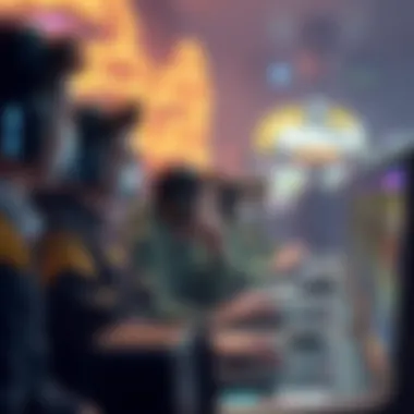 Illustration of competitive gameplay scenarios in Skillz