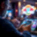 User engaging with the Skillz Games app interface