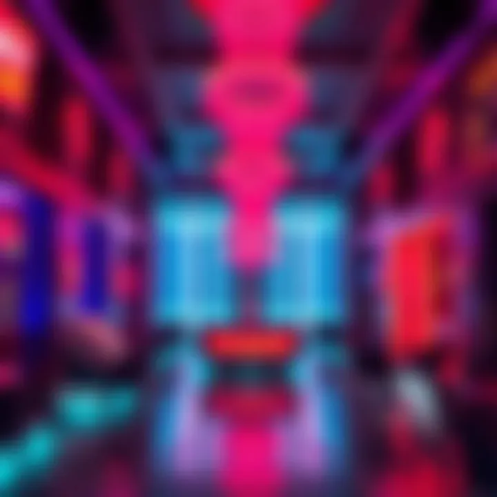 Unique interior design of the Light Club