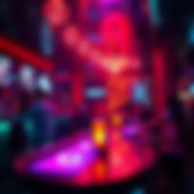 Vibrant nightlife scene at the Light Club