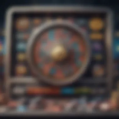 Diverse Array of Engaging Online Slot Games Diverse array of online slot games displayed on screen