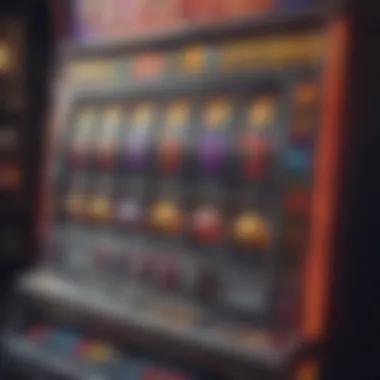 Vibrant Slot Machine with High Payout Symbols Colorful online slot machine interface showcasing high payout symbols