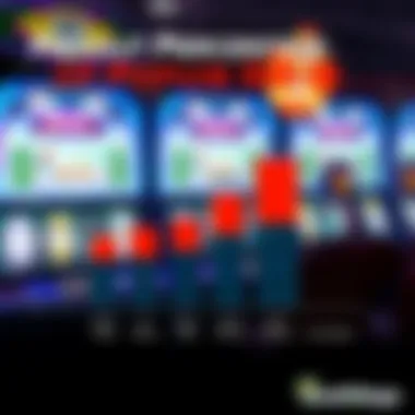 Payout Percentages of Popular Slots Graph illustrating payout percentages of various slots