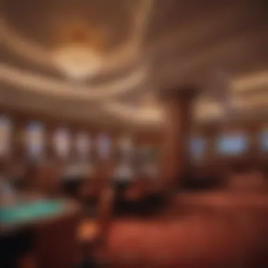 Luxurious Interior of the Princess Cruise Casino Luxurious interior of the Princess Cruise Casino