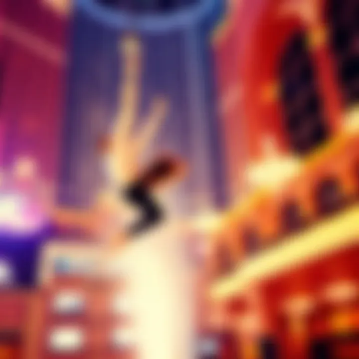 Astonishing Acrobatics in Action Dazzling performance featuring acrobatics