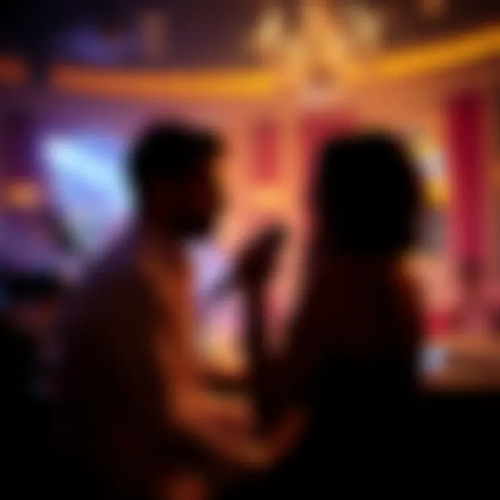 Intimate Moments on Stage Intimate setting for a cozy act