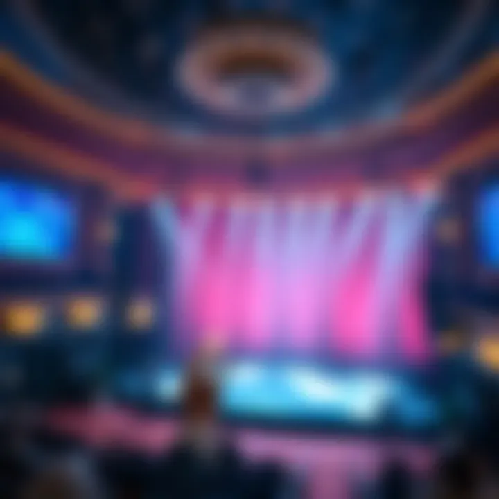 Theatrical Magic with Lighting Vibrant stage design and lighting