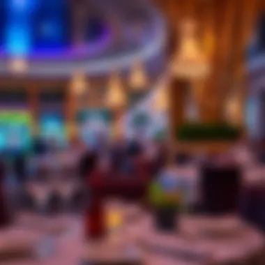 Elegant dining setting at one of the restaurants within Tropicana