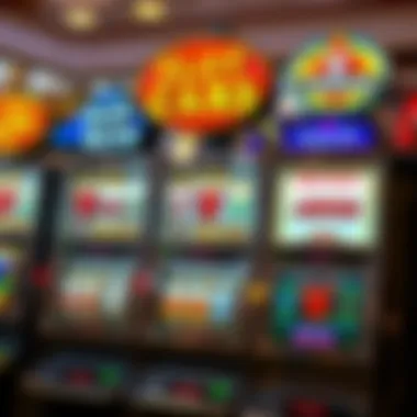 Symbolic representation of various slot machine names showcasing their uniqueness