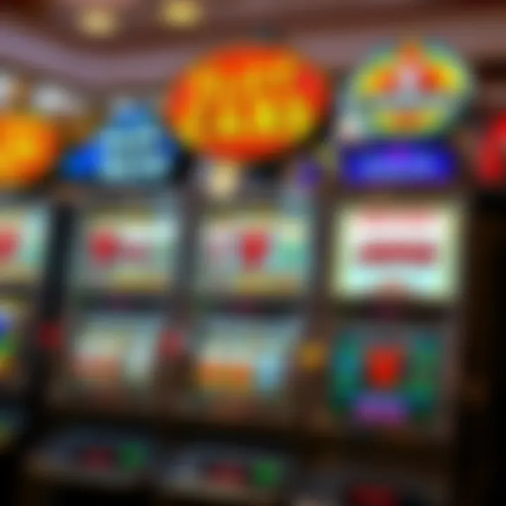 Symbolic representation of various slot machine names showcasing their uniqueness