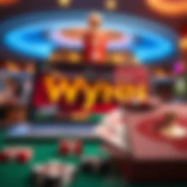 A graphic representation of online gambling strategies