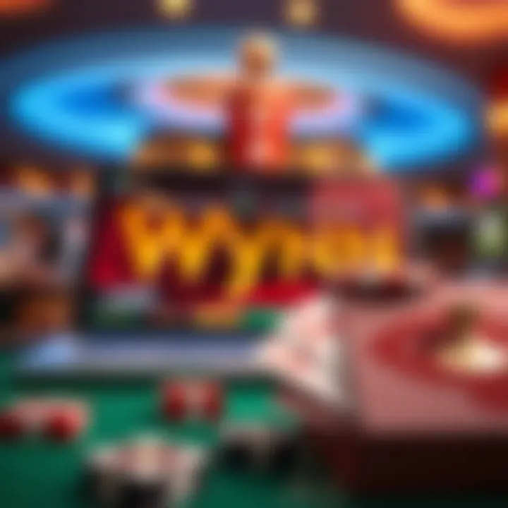 A graphic representation of online gambling strategies