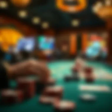 An abstract depiction of risk management in gambling