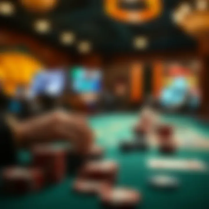 An abstract depiction of risk management in gambling