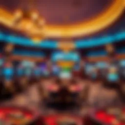 Luxurious gaming environment at Wind Creek Resorts