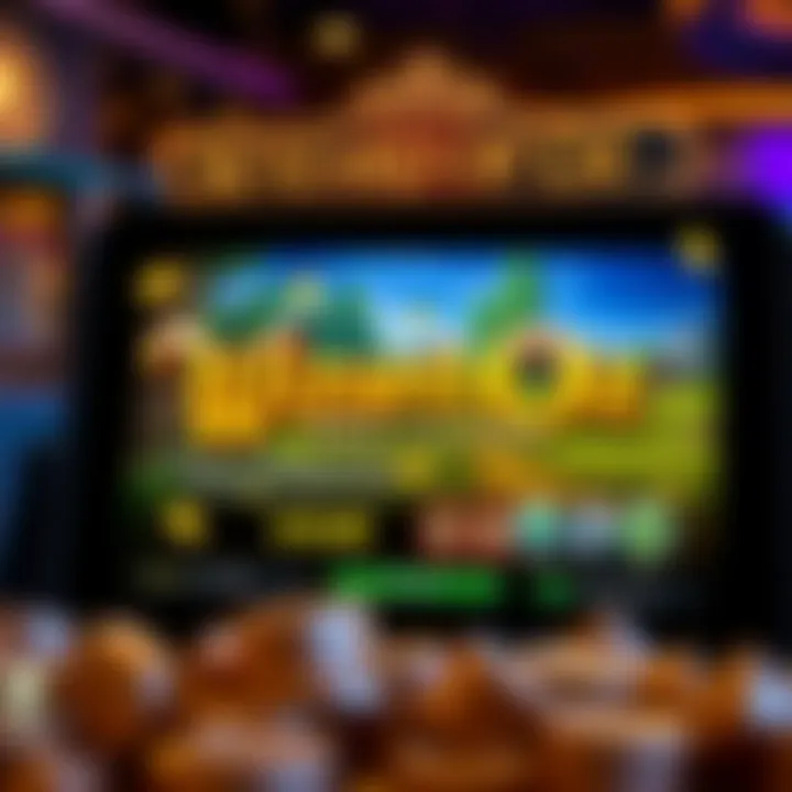 A captivating game interface showcasing gameplay features