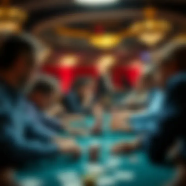 A vibrant scene of players engaged in a thrilling game