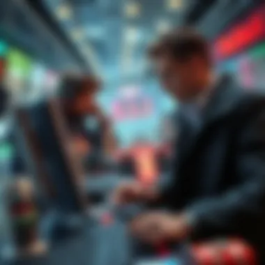 Analyzing Betting Odds Person analyzing betting odds