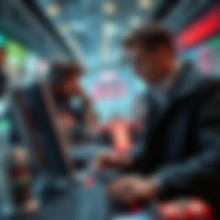 Analyzing Betting Odds Person analyzing betting odds