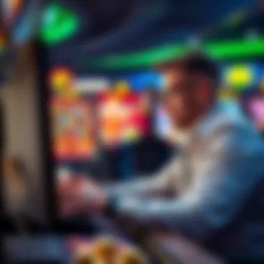 Maximizing Gaming Strategies with Bonuses A strategic player analyzing gaming options on a computer