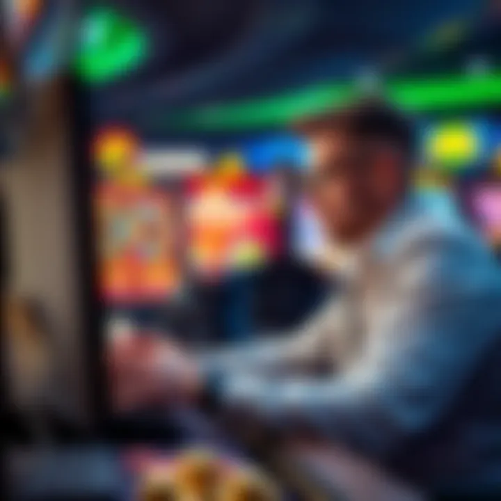 Maximizing Gaming Strategies with Bonuses A strategic player analyzing gaming options on a computer