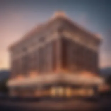 Historic facade of the Fremont Hotel showcasing its architectural beauty